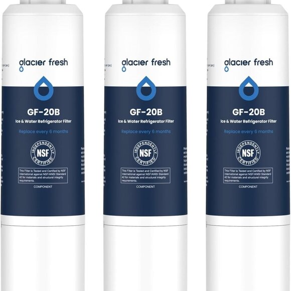 9-Pack for Samsung DA29-00020B Compatible Water Filter – Glacier Fresh HAF-CIN - Picture 1 of 9